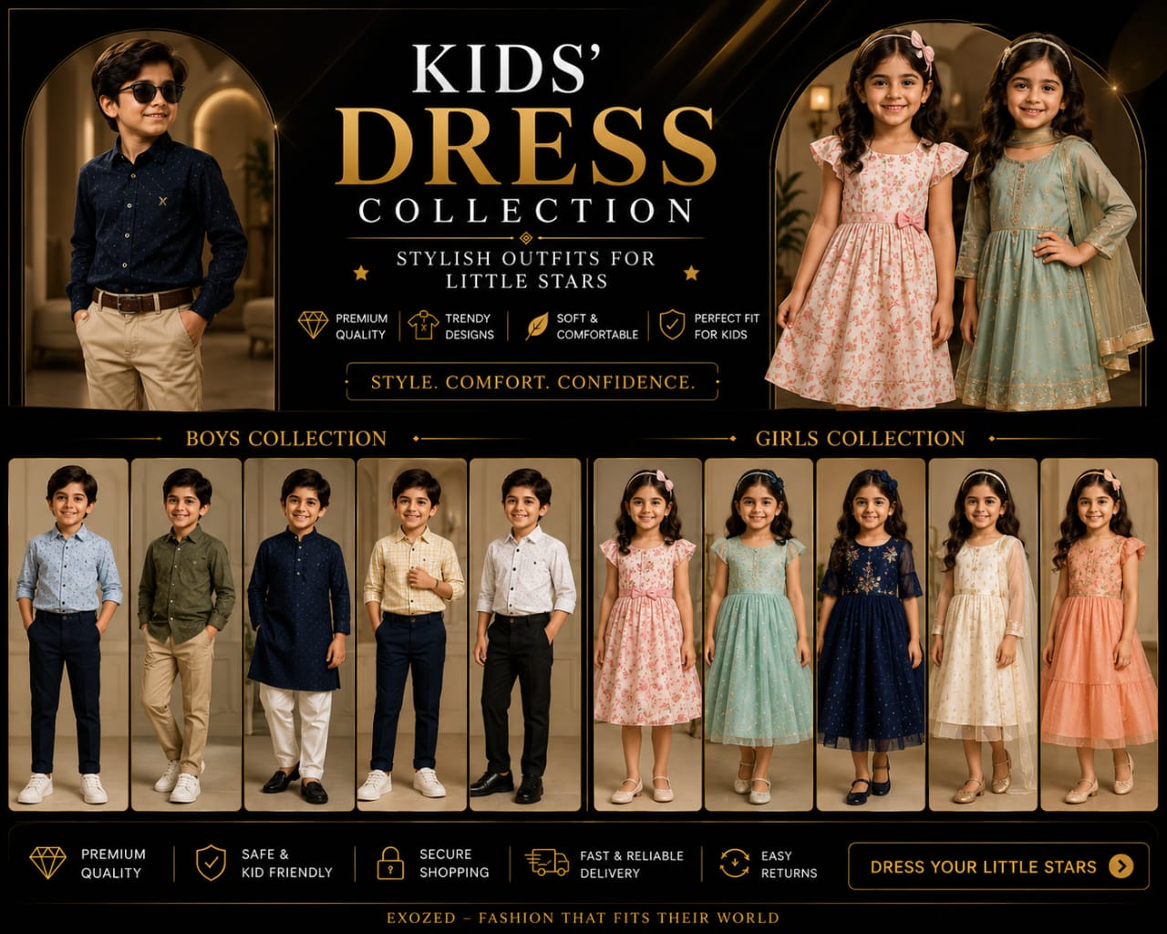 Kids dress collection